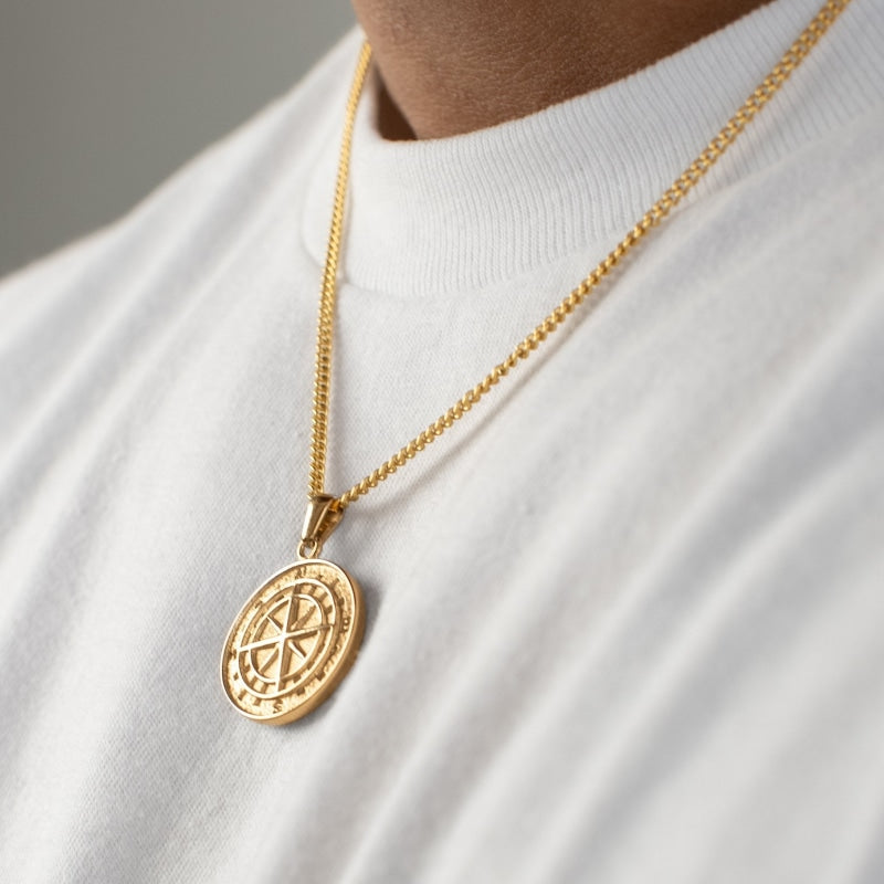 Compass Pendant (Gold)