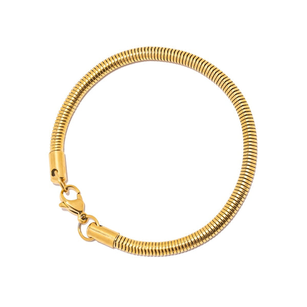 Snake Bracelet (Gold) 4MM